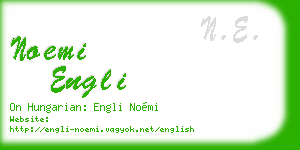 noemi engli business card